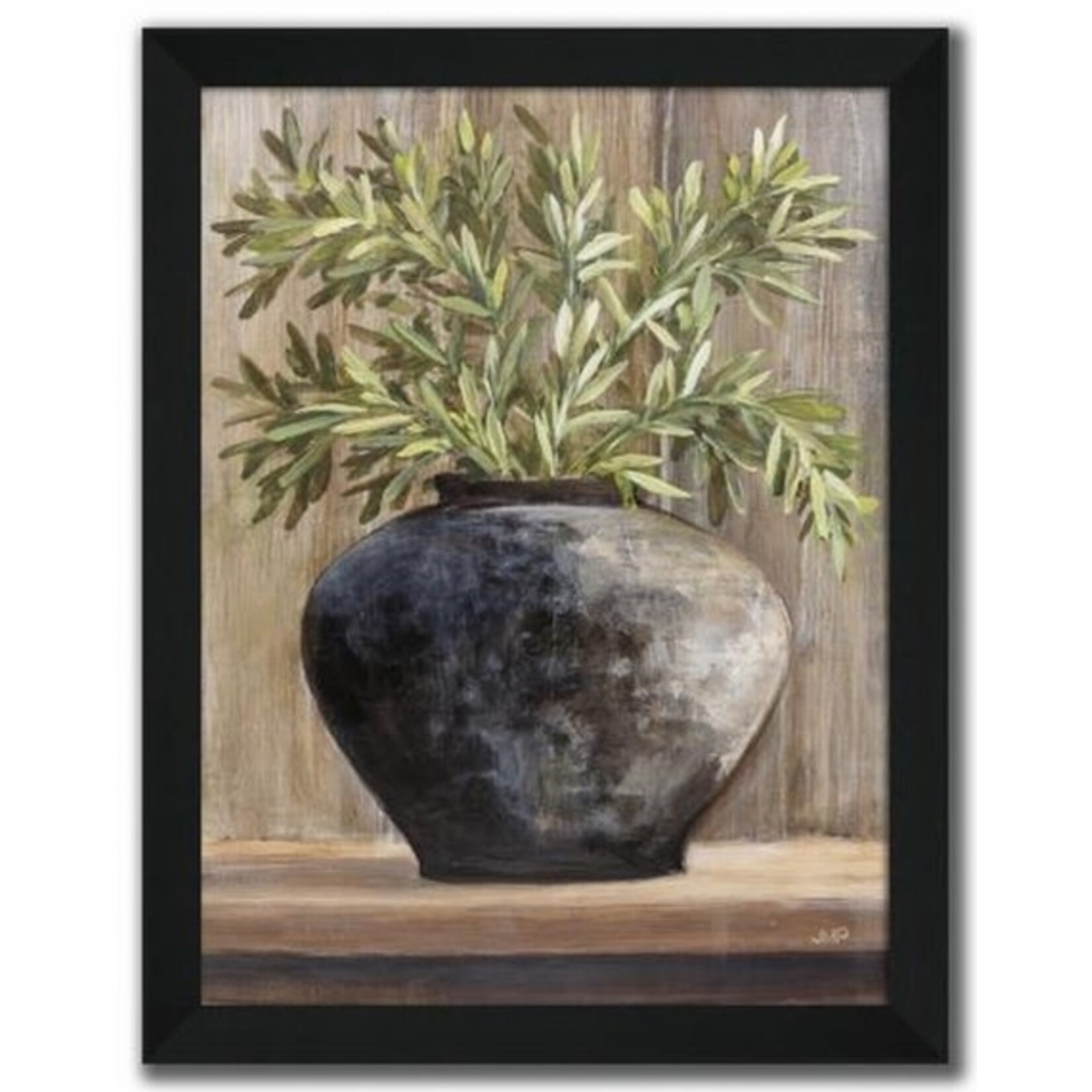 Streamline Art Earthenware I Framed Wall Art