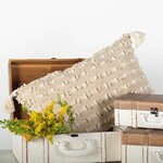 Forpost Trade Inc Cotton Dobby Pillow Rectangular 16 x  24