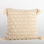 Forpost Trade Inc Cotton Dobby Pillow, Square 18 x 18