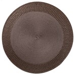 Vinyl Round Placemat - Chocolate