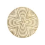 Woven Round Gold Shimmer Placemat