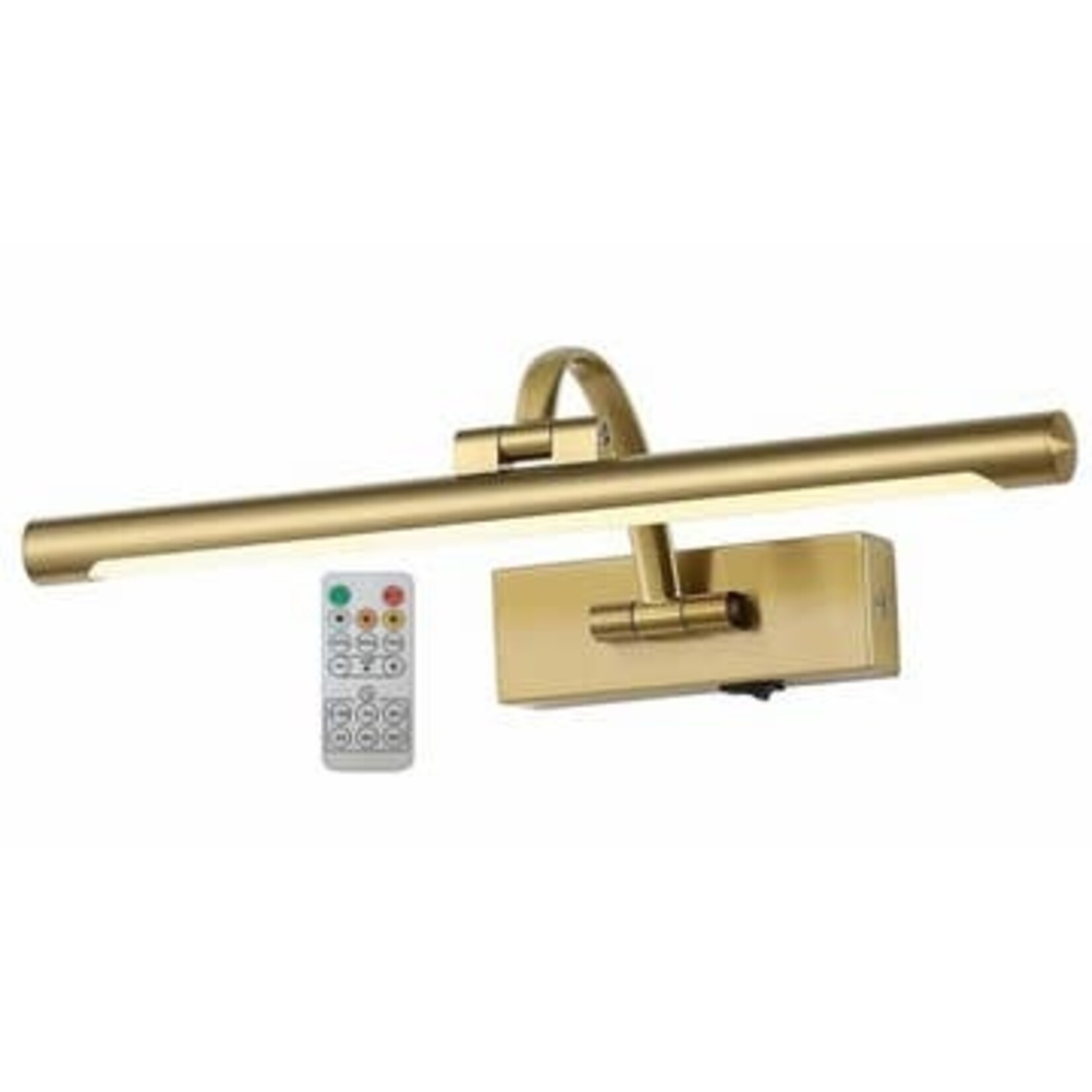 Streamline Art Wall Mount Picture Light (Brass)