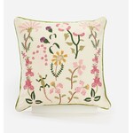 Pink Floral Pillow