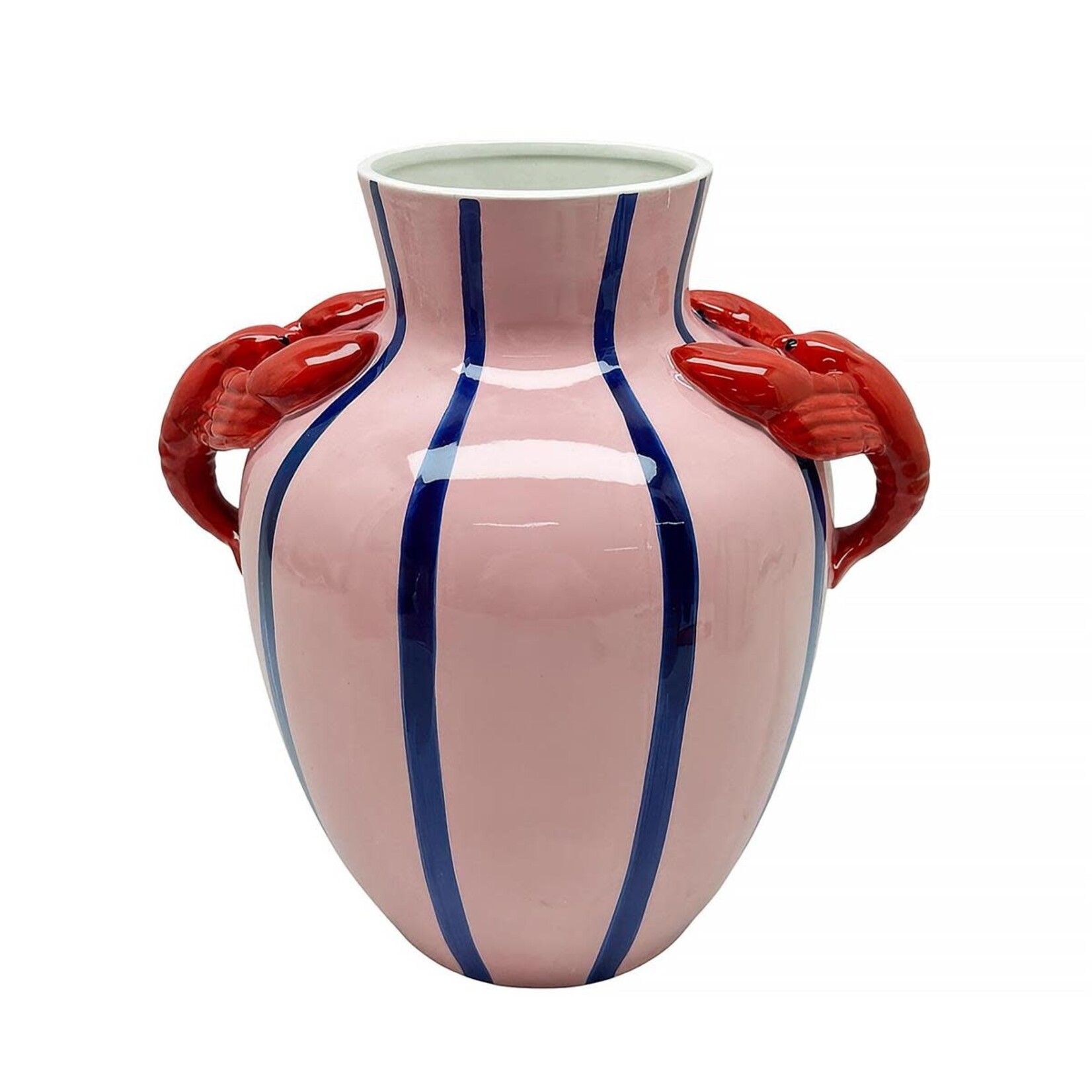 Lobster Vase, 11.2" Ceramic
