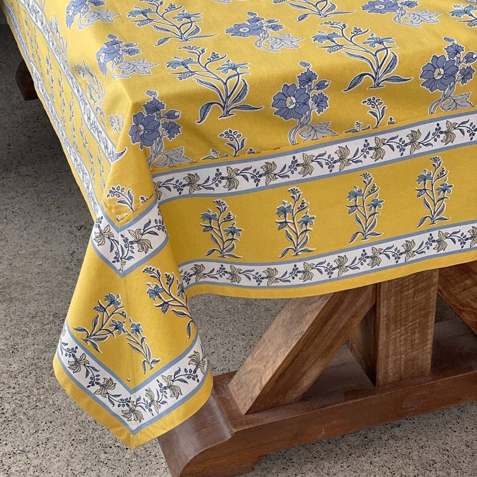 Rhiann Yellow Tablecloth 60" x 120"