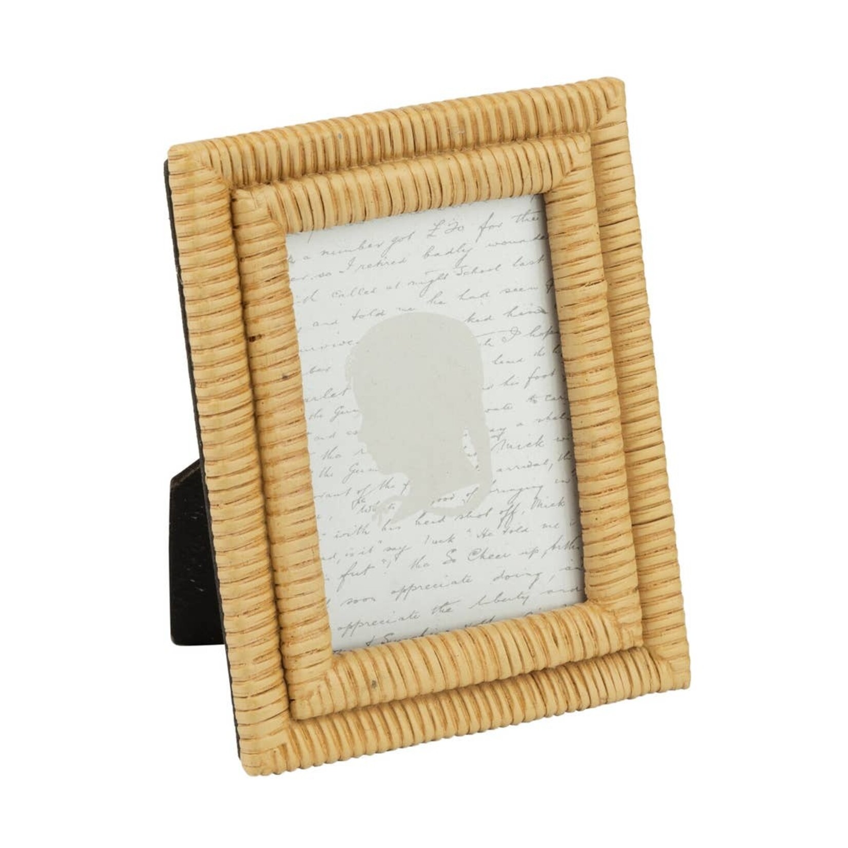 Resin Painted 2x3 Mini Frame - Rattan