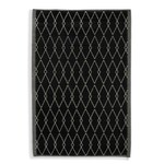 Diamond Outdoor Rug - Black 4'x6'