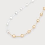 TWO TONES SPHERE NECKLACE