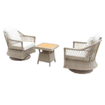 3 Piece Swivel Patio Set