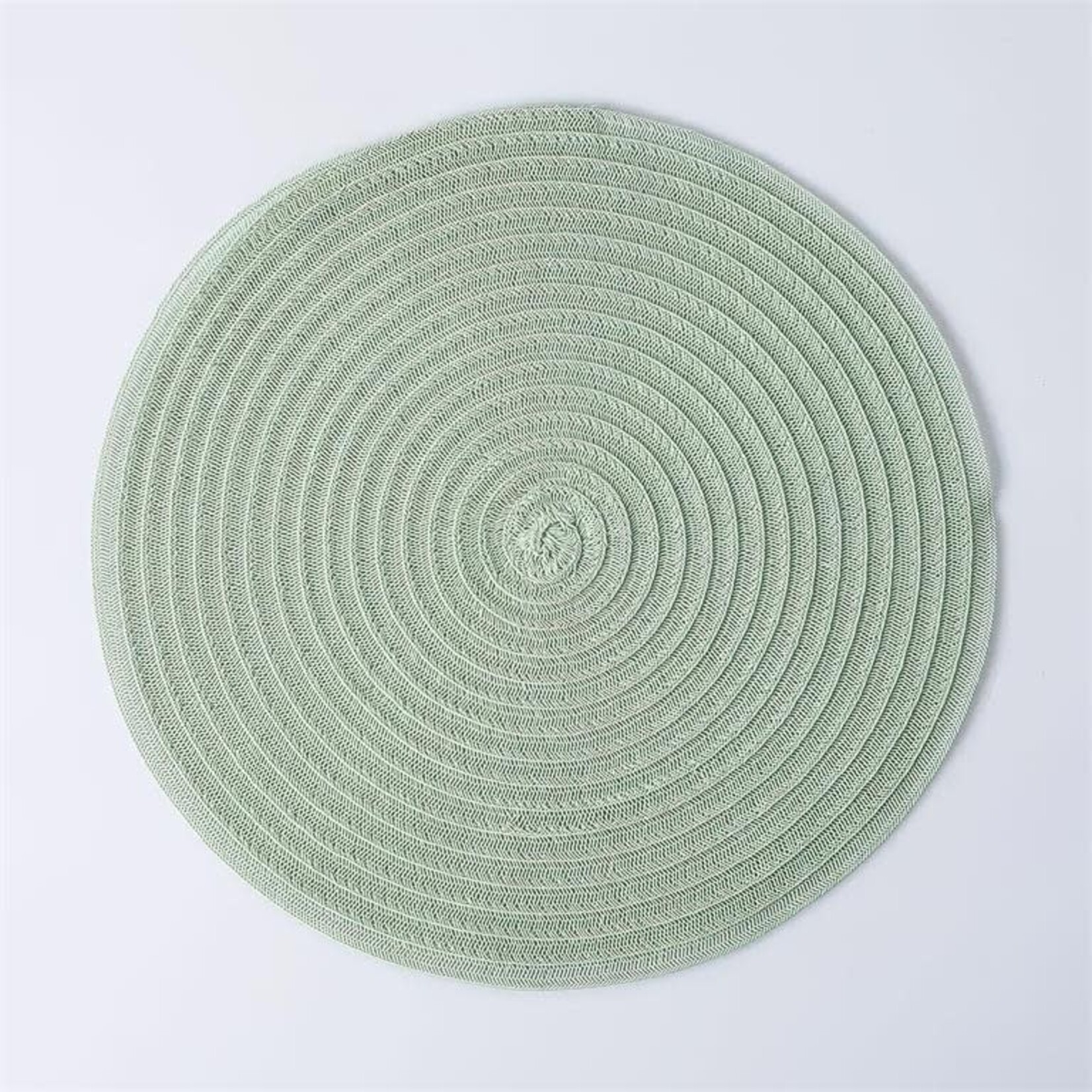 Cirque Round Woven Placemat - Sage