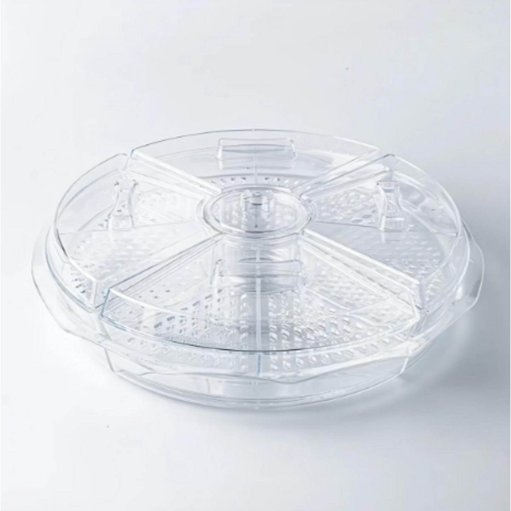 Clear 8 Section Tray Set