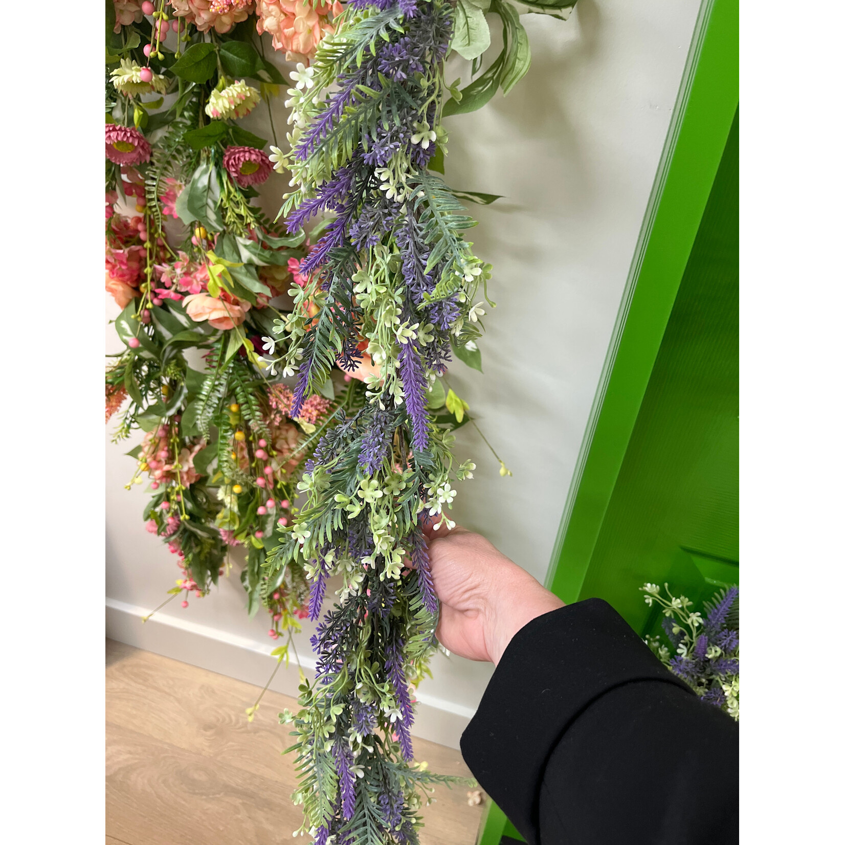 Lavendar Garland 60" Lilac/Greenery