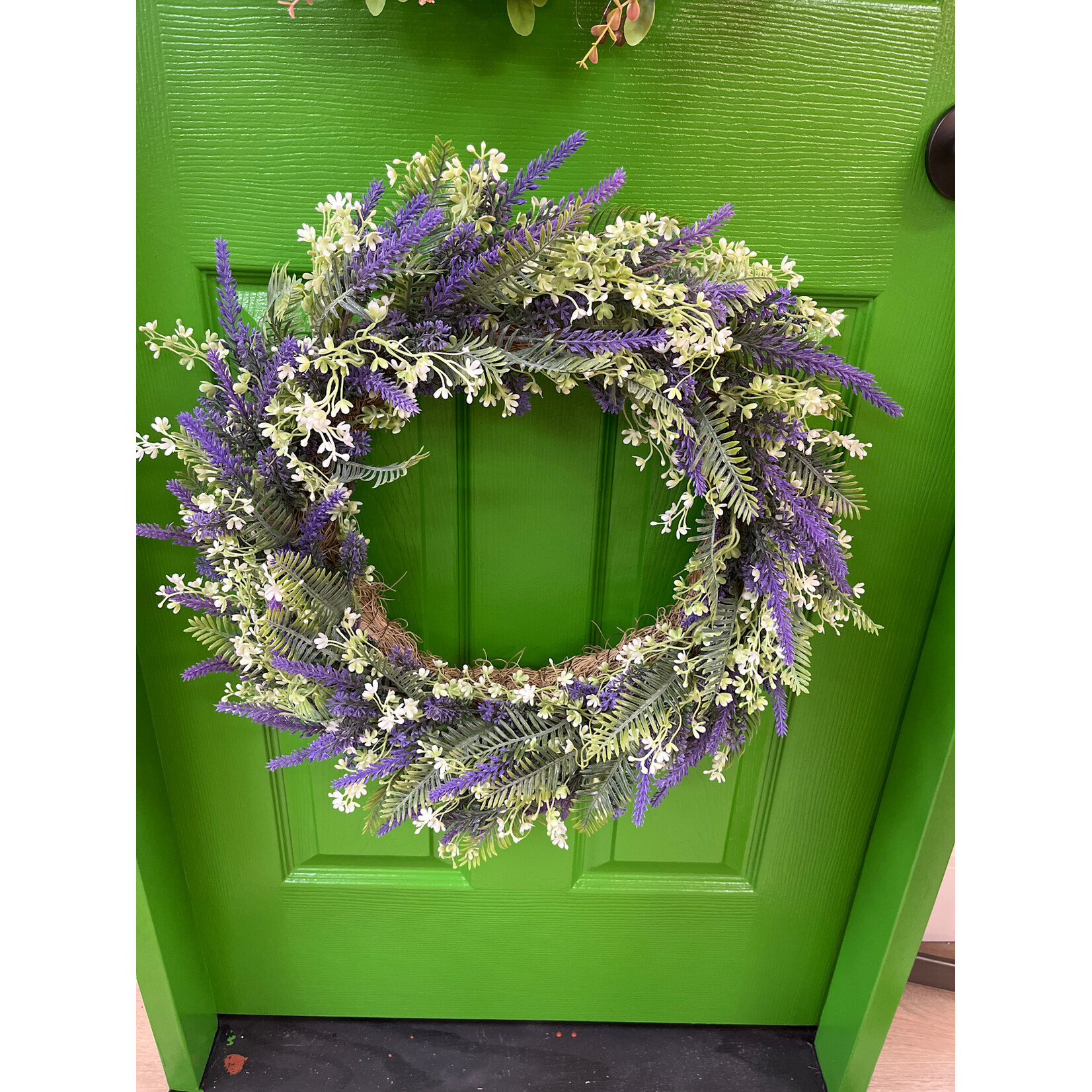 Lavendar Wreath 24" Lilac / Green