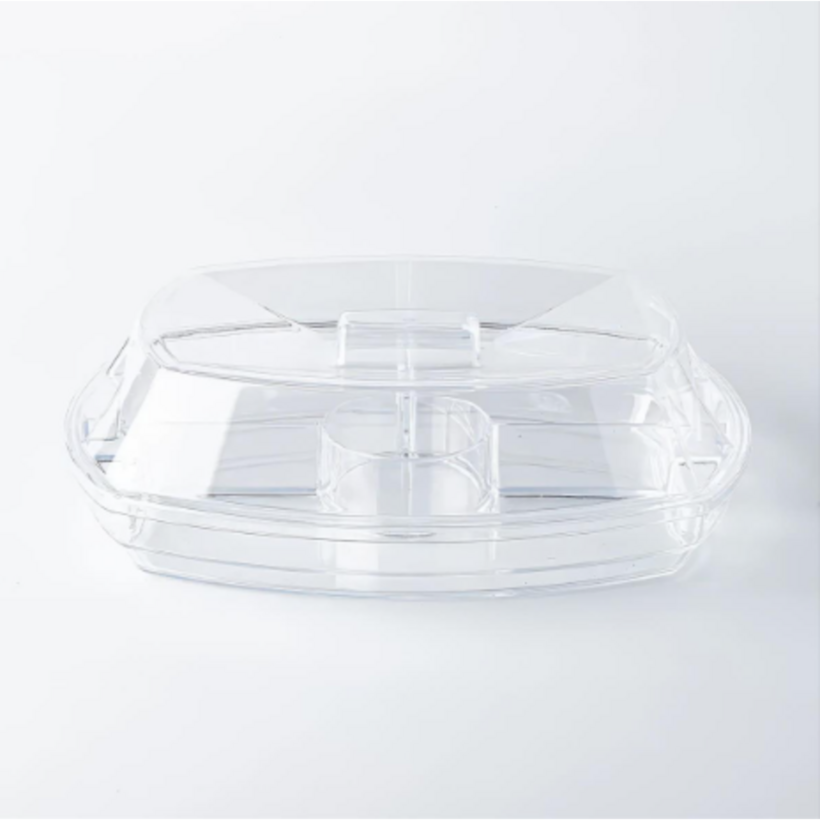 Clear Four Section Tray