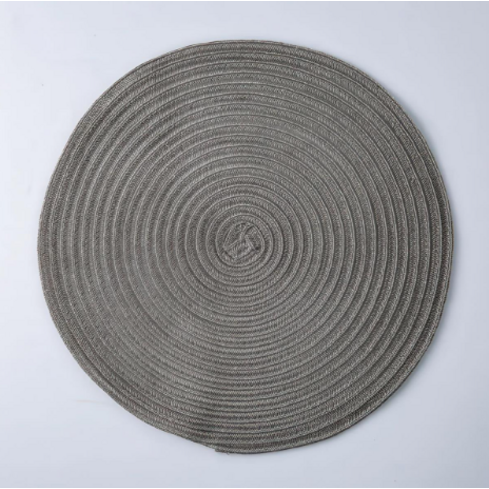 Cirque Round Woven Placemat - Grey