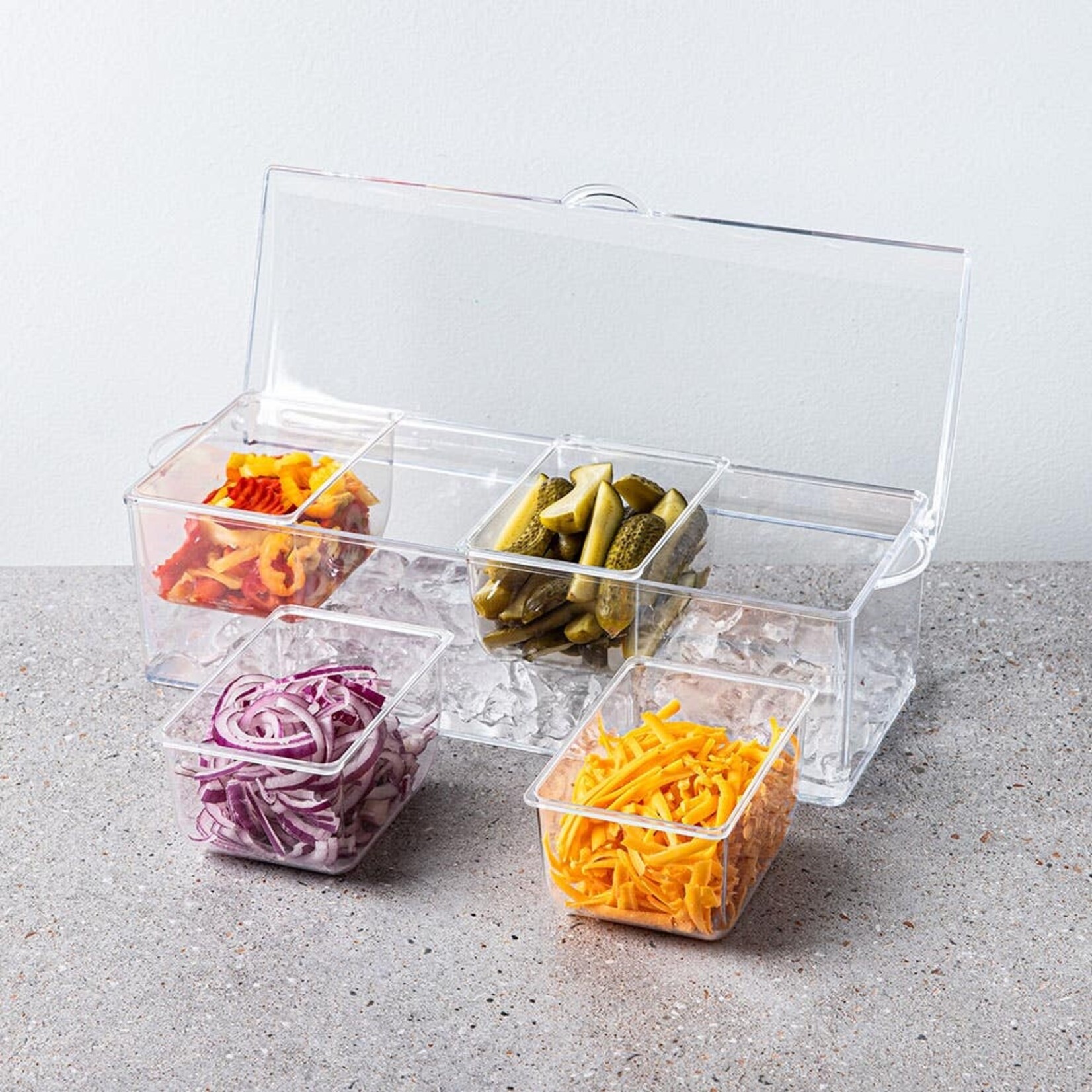 Chill It Clear Condiment Tray