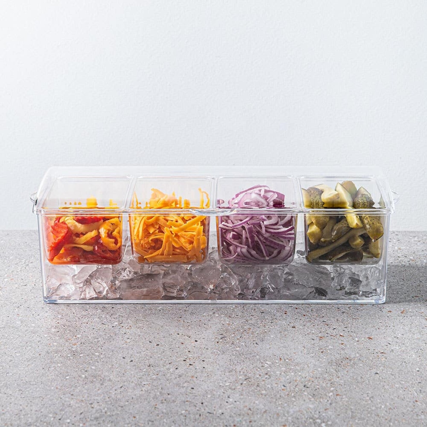 Chill It Clear Condiment Tray