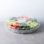 Clear 8 Section Tray Set