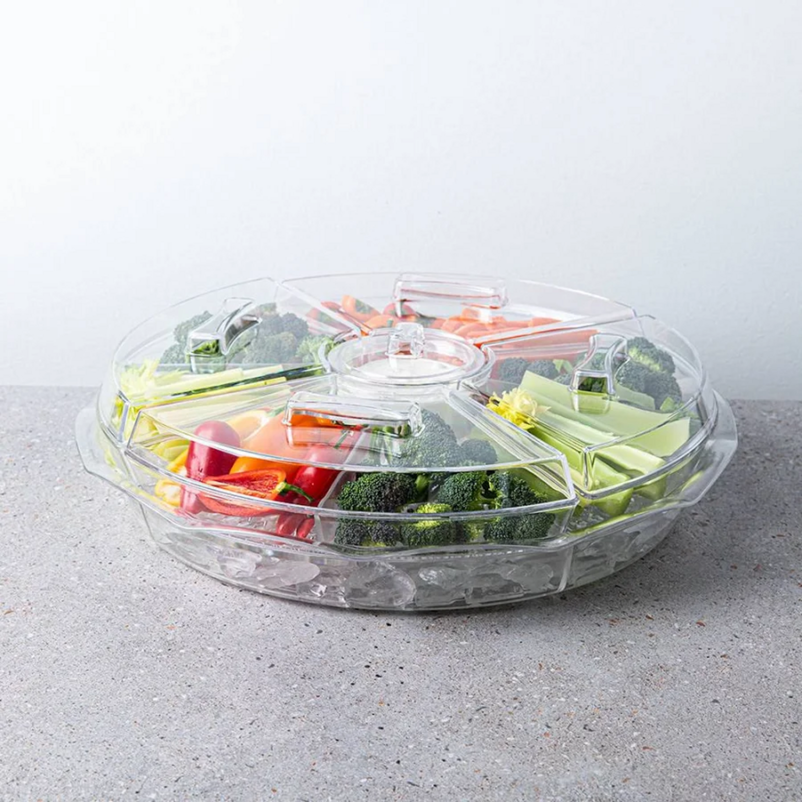 Chill It Clear 8 Section Tray Set