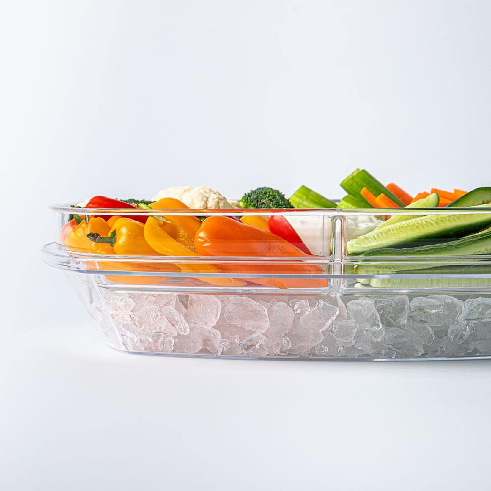 Chill It Clear Four Section Tray
