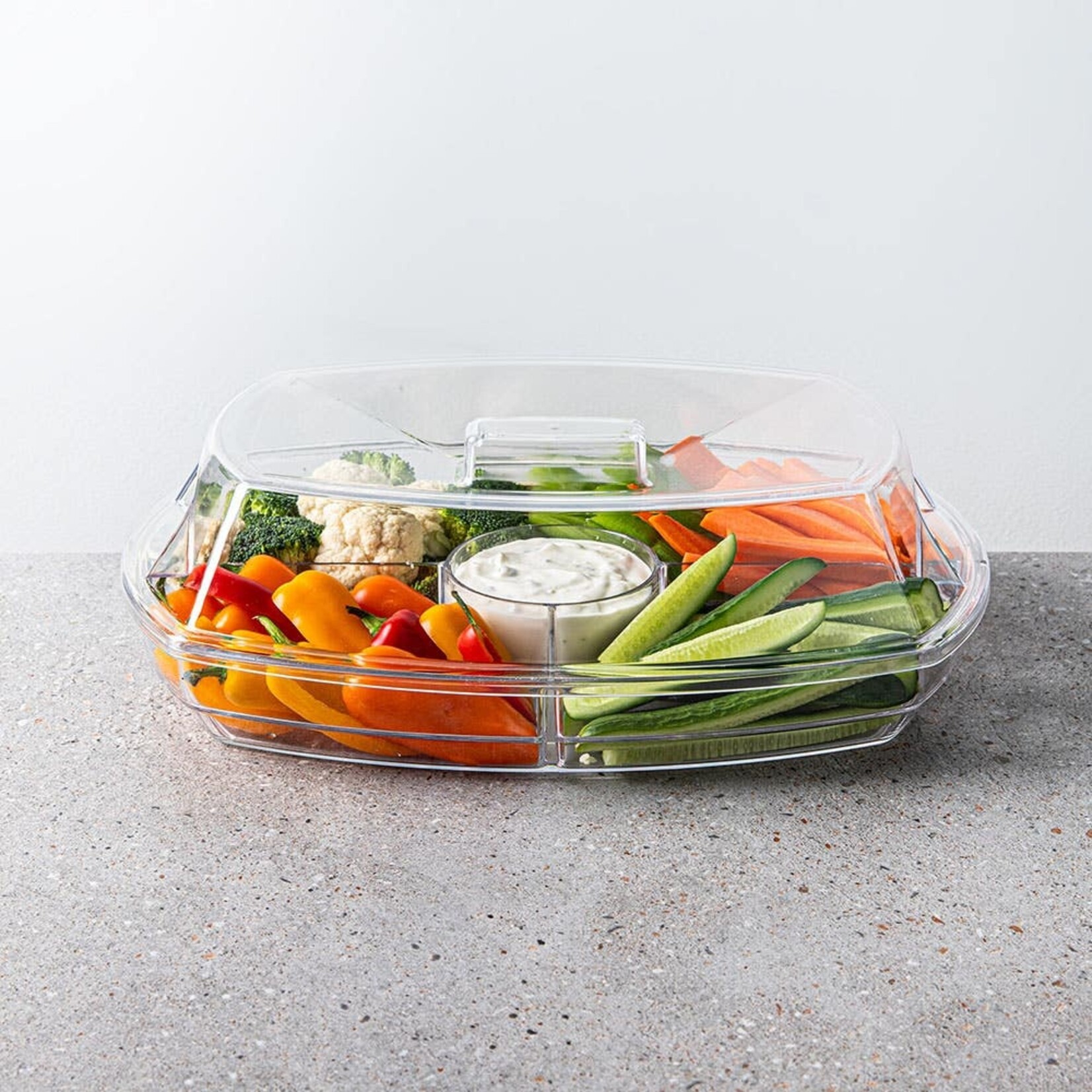 Chill It Clear Four Section Tray