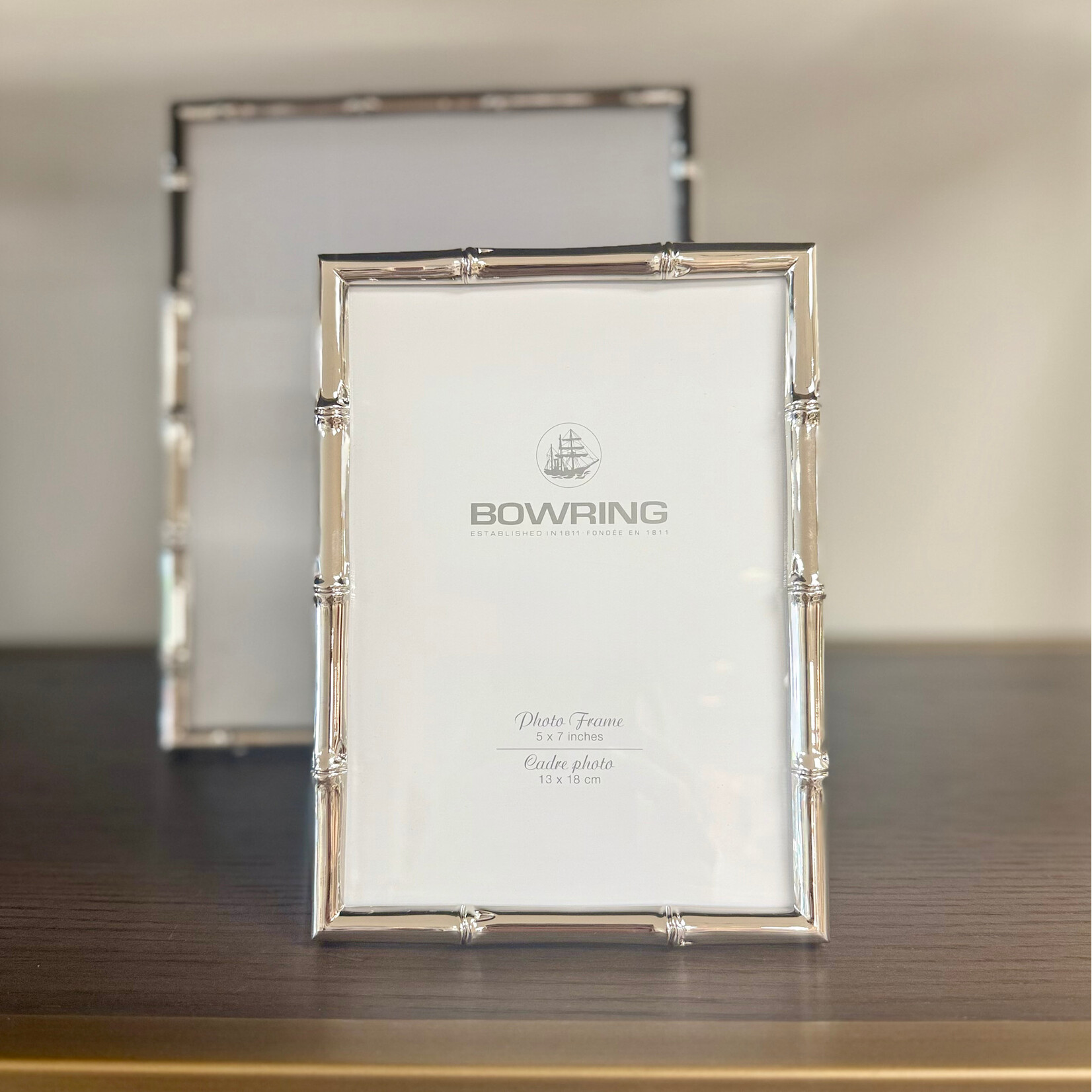 Bamboo  Silver  5x7" Frame