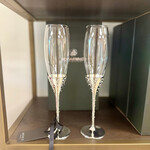 Cherish Crystals Champagne Flute - Set of Two