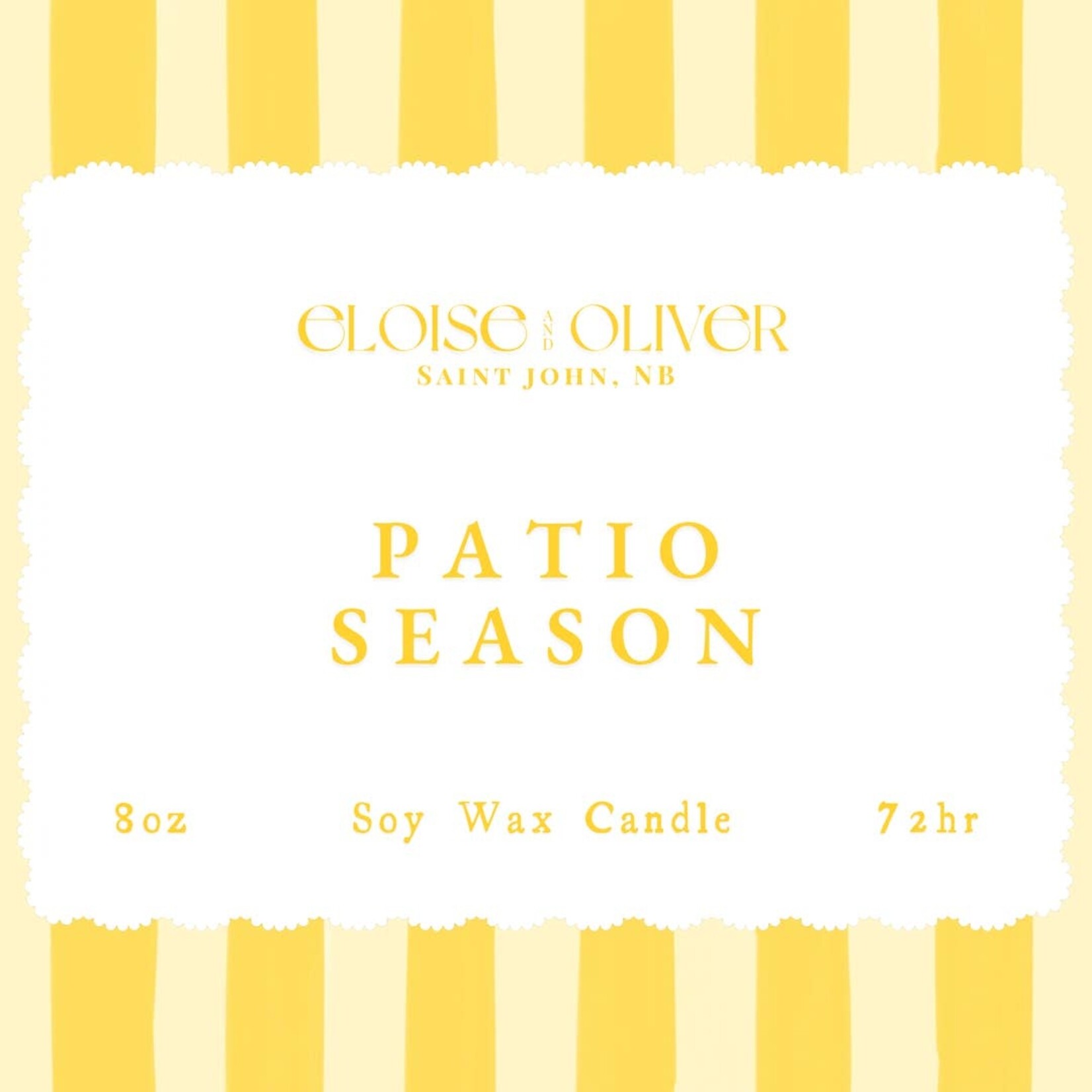 8oz *Summer* Patio Season Candle