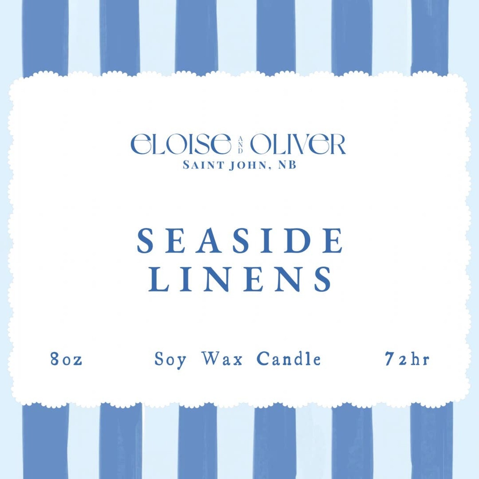 8oz *Summer* Seaside Linens Candle
