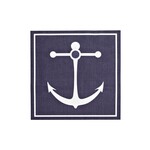 Anchor Placemat 14X14 Blue