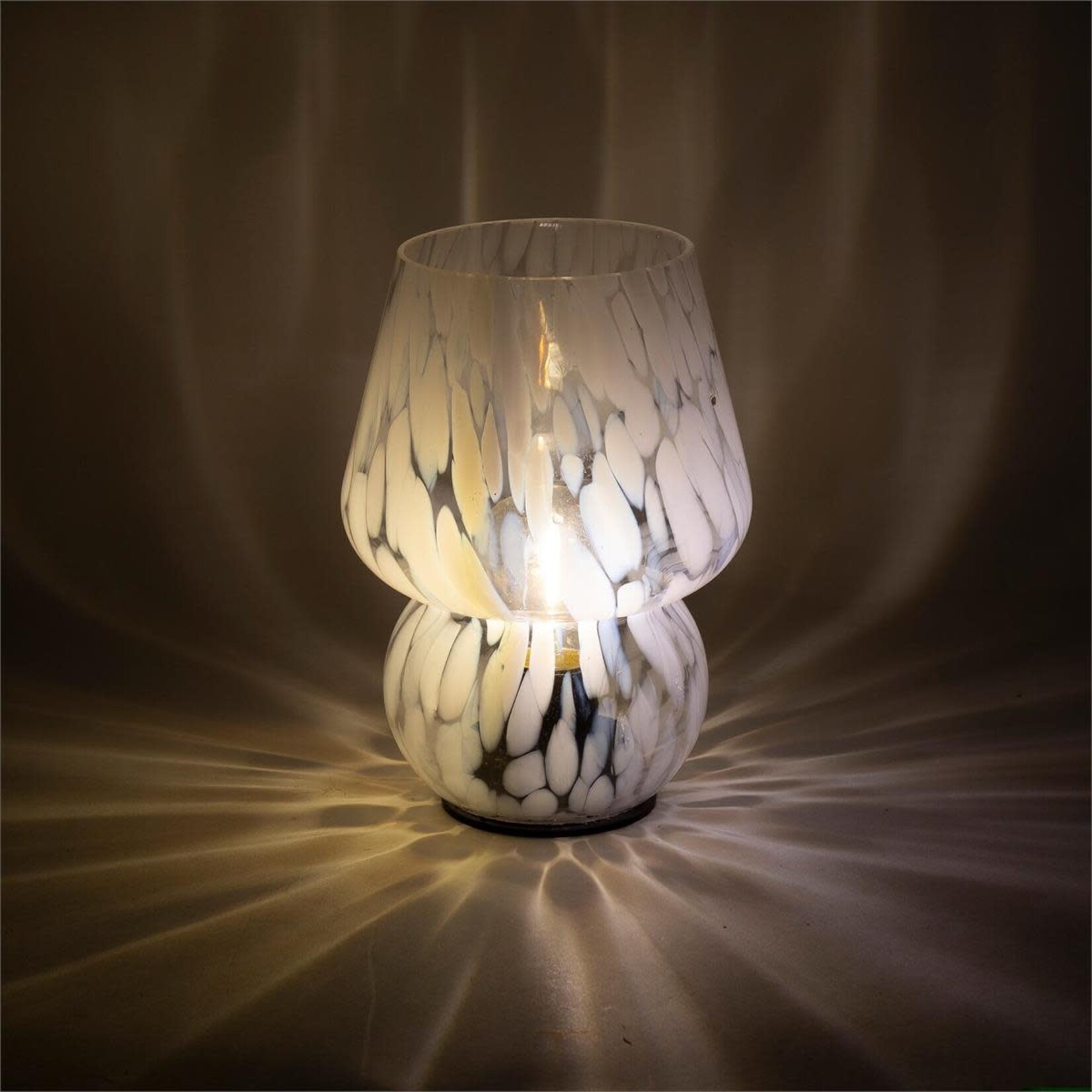 Bubble Glass LED Lamp