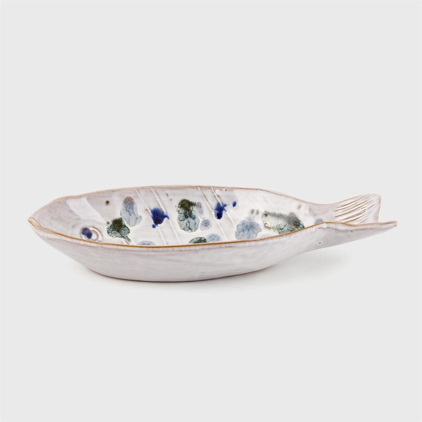 Mottled Glaze Ceramic Fish