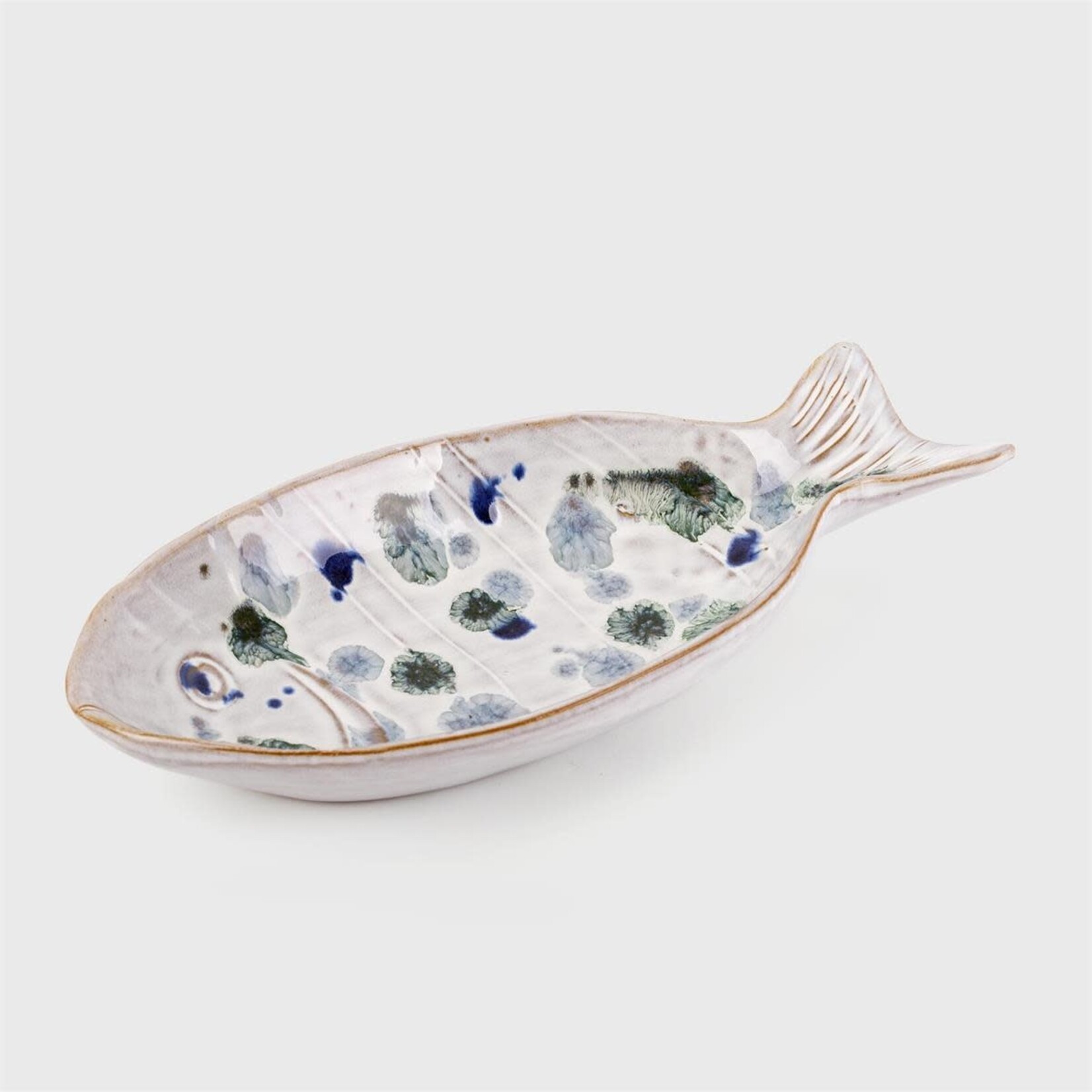 Mottled Glaze Ceramic Fish