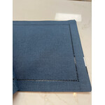 Hemstitch Table Runner Navy