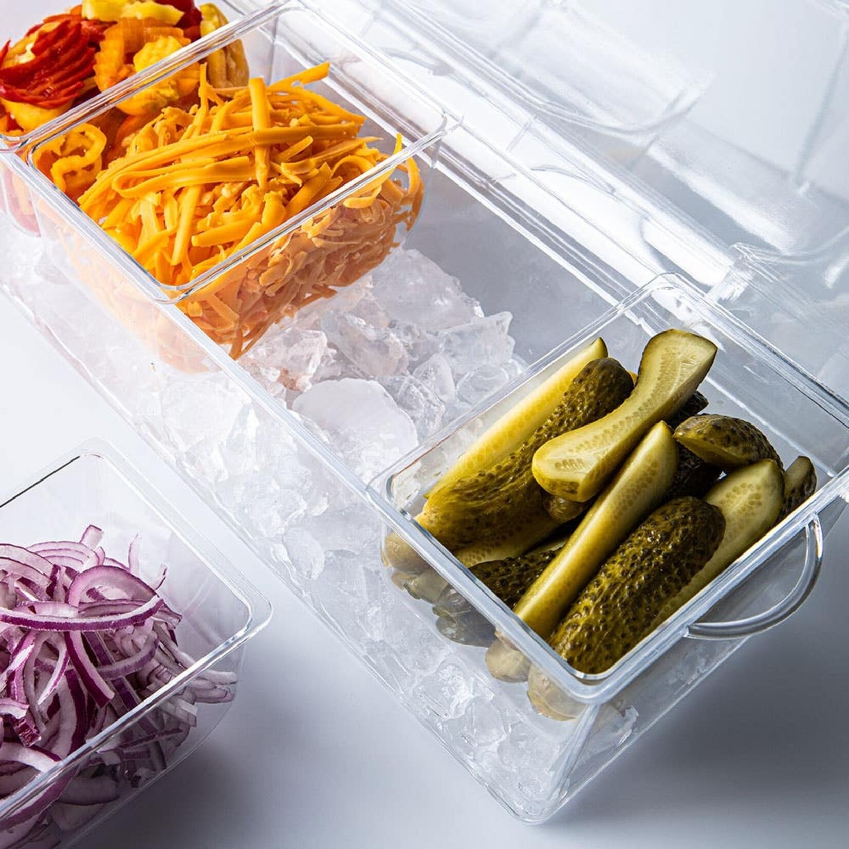 Clear Condiment Tray