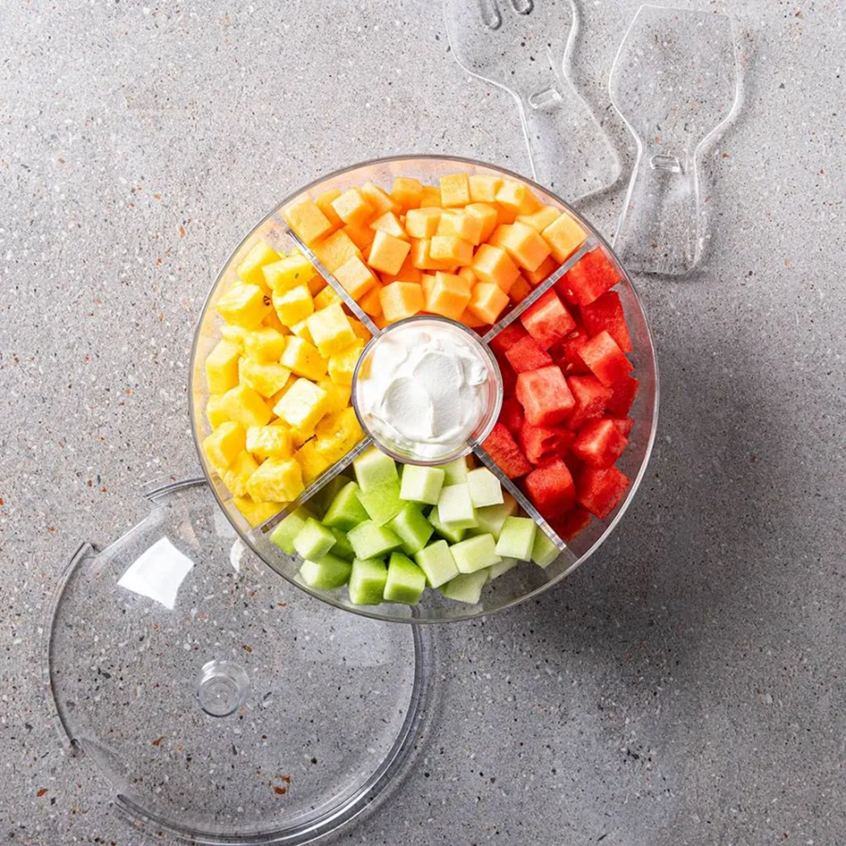 Clear Serving Bowl & Servers Set