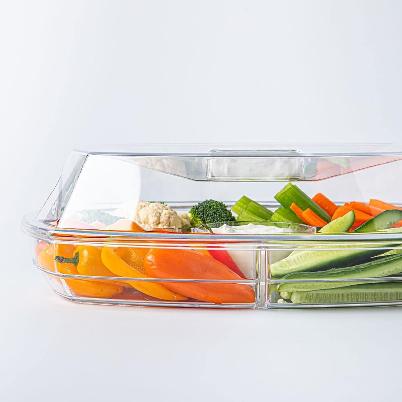 Clear Four Section Tray