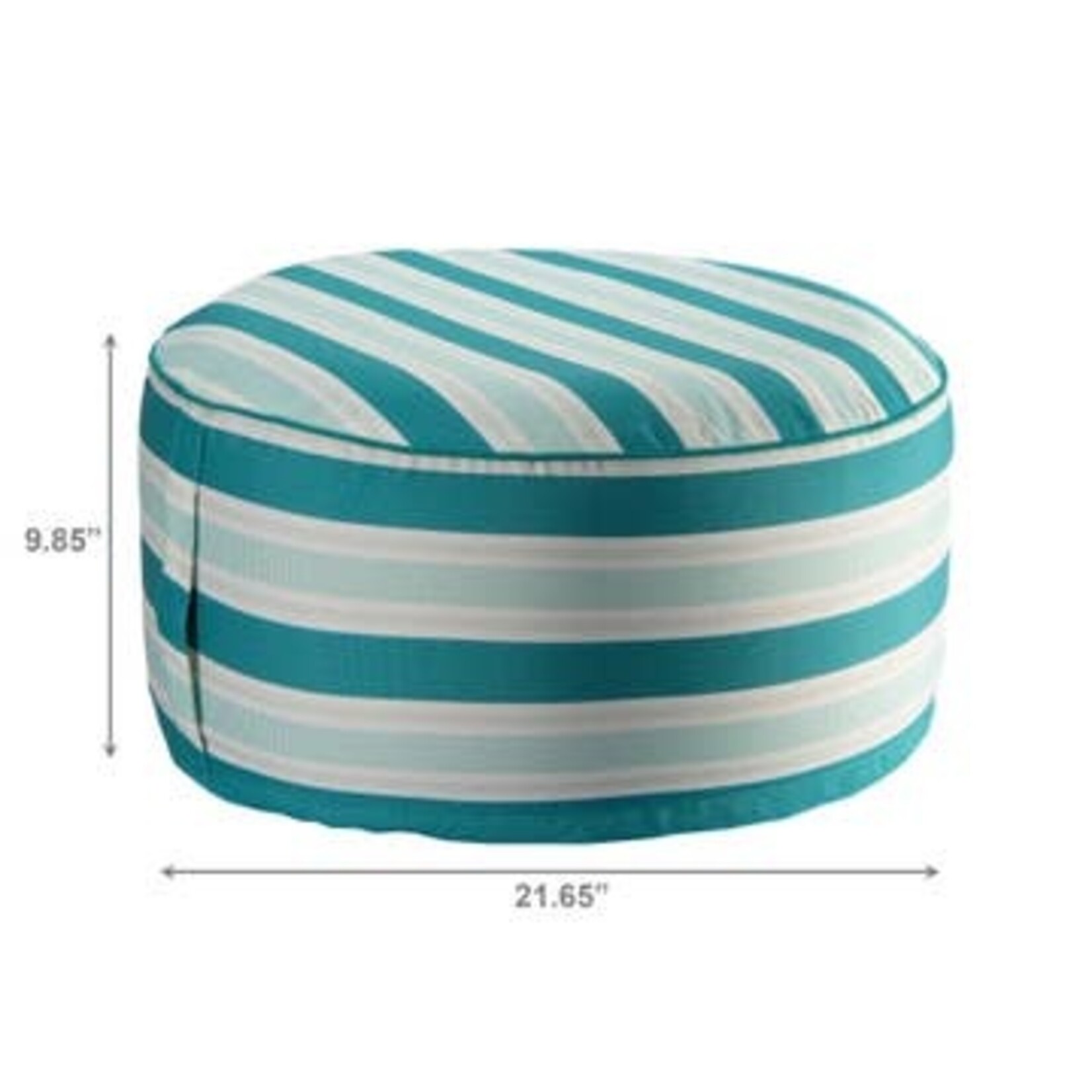 Outdoor Inflatable Pouf Teal