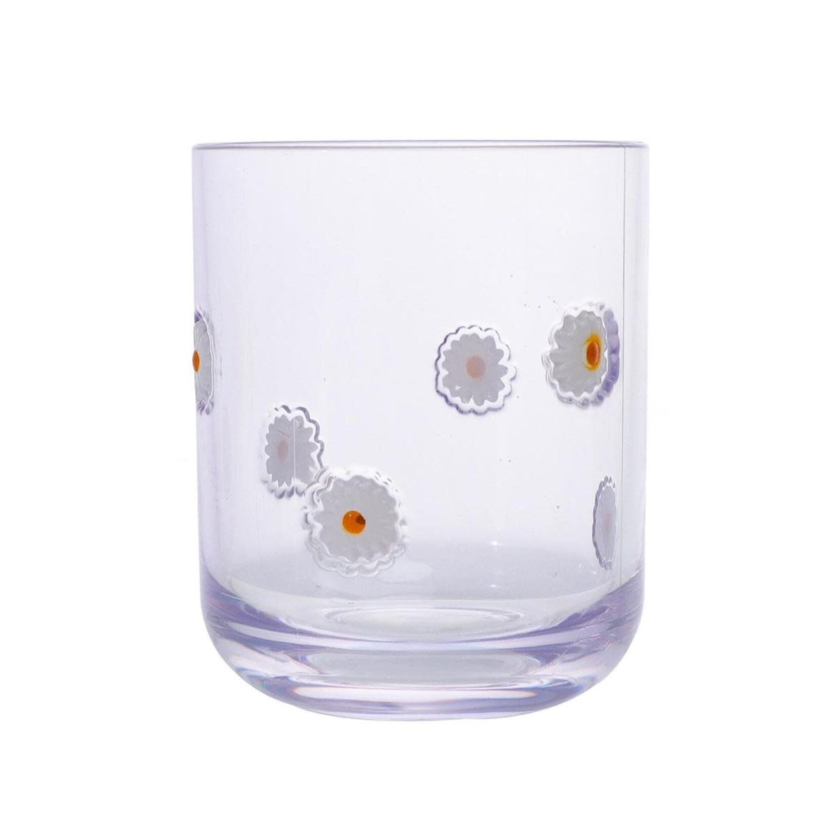 Daisy Flower Embossed Melamine Cup - 14 oz