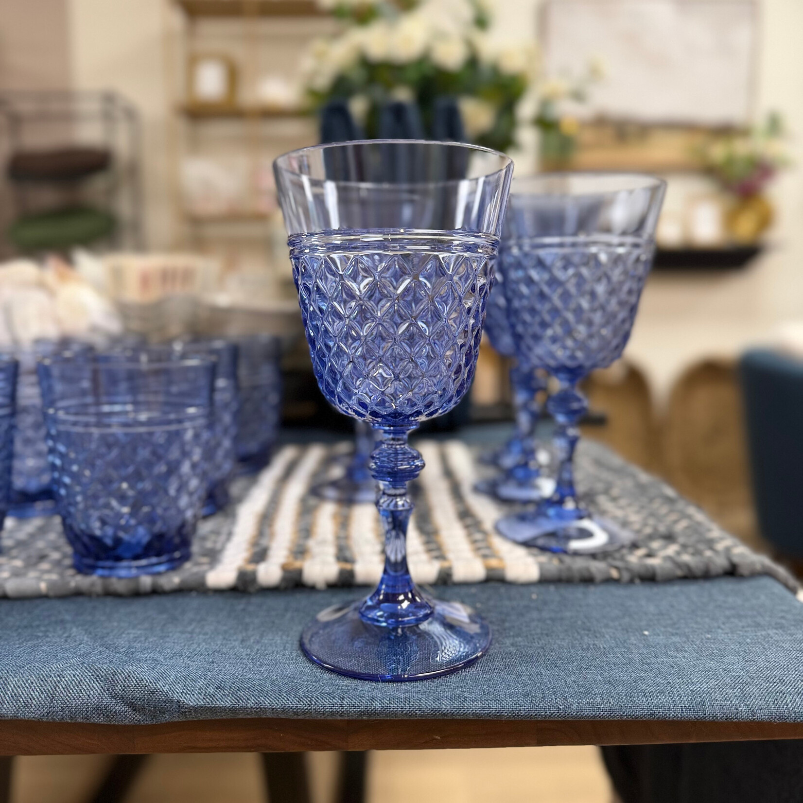 Bristol Acrylic Wine Glass - Blue