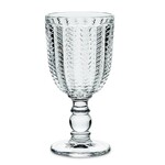 Herringbone Wine Glass