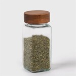 Glass Spice Shaker w/ Acacia Wood Lid 120ml