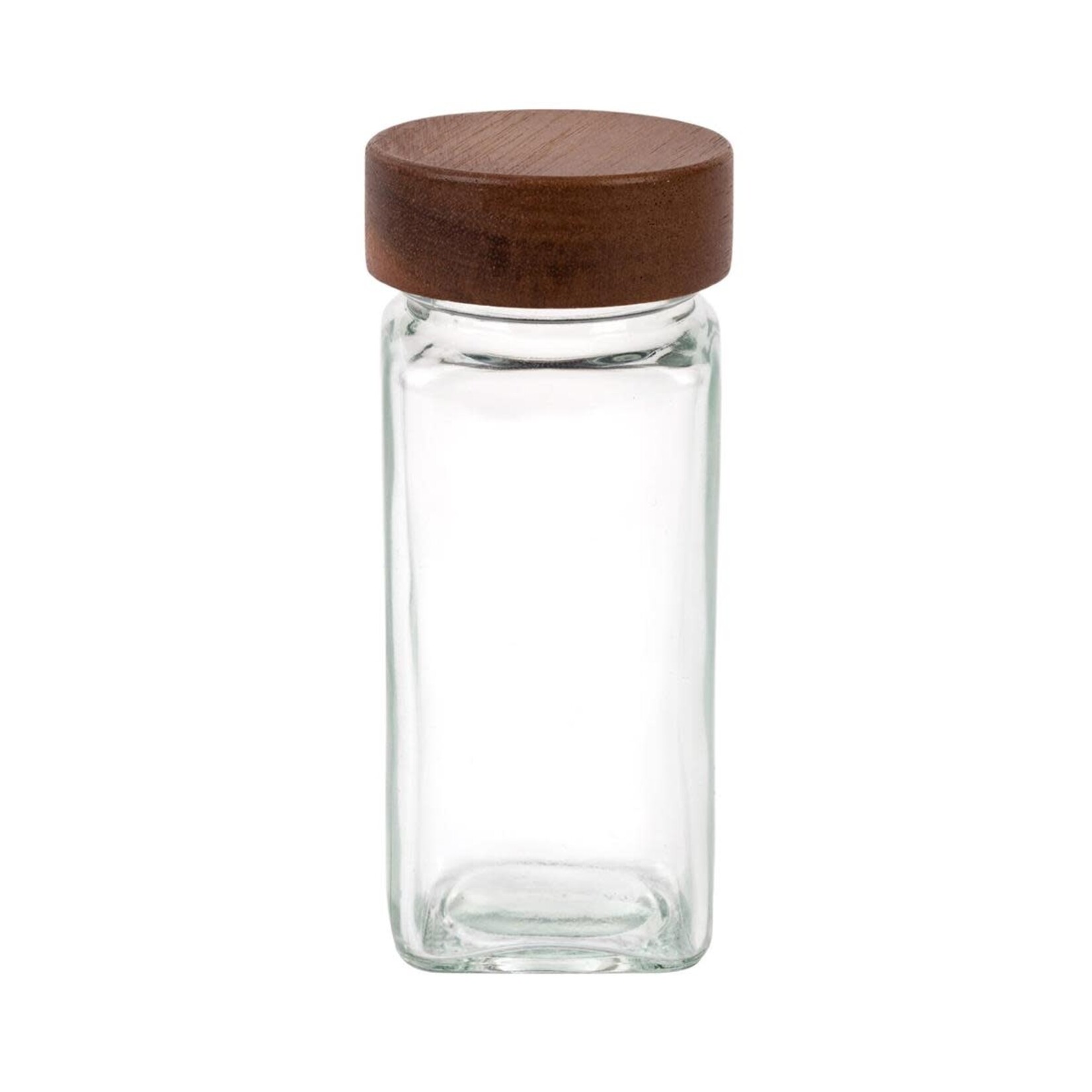 Glass Spice Shaker w/ Acacia Wood Lid 120ml