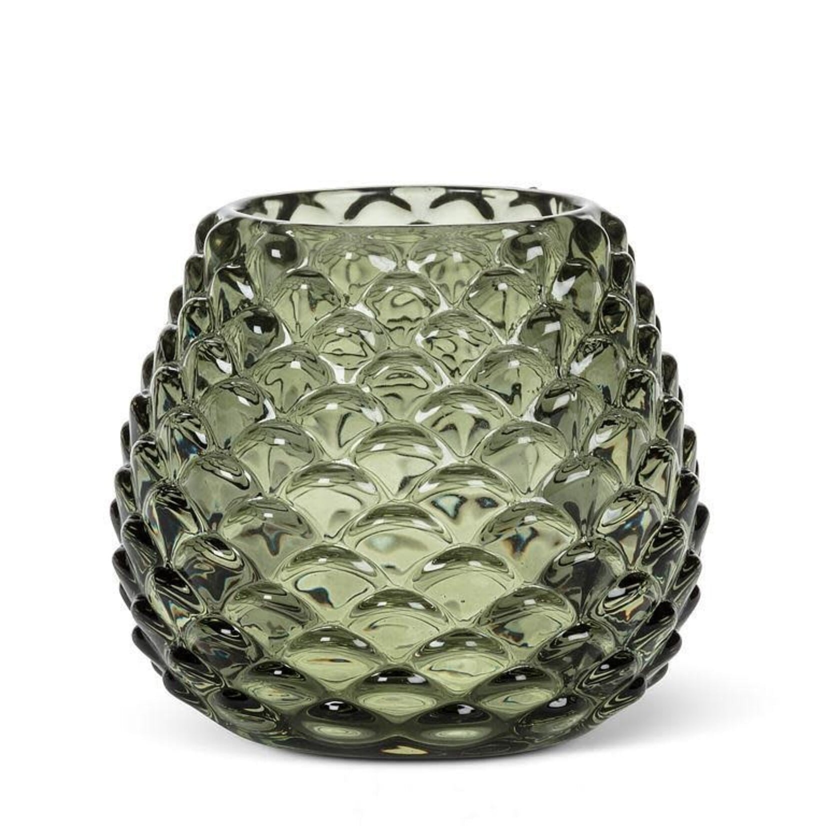 Medium Pinecone Tealight - Green