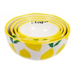 Lemons Set/4 Measuring Cups