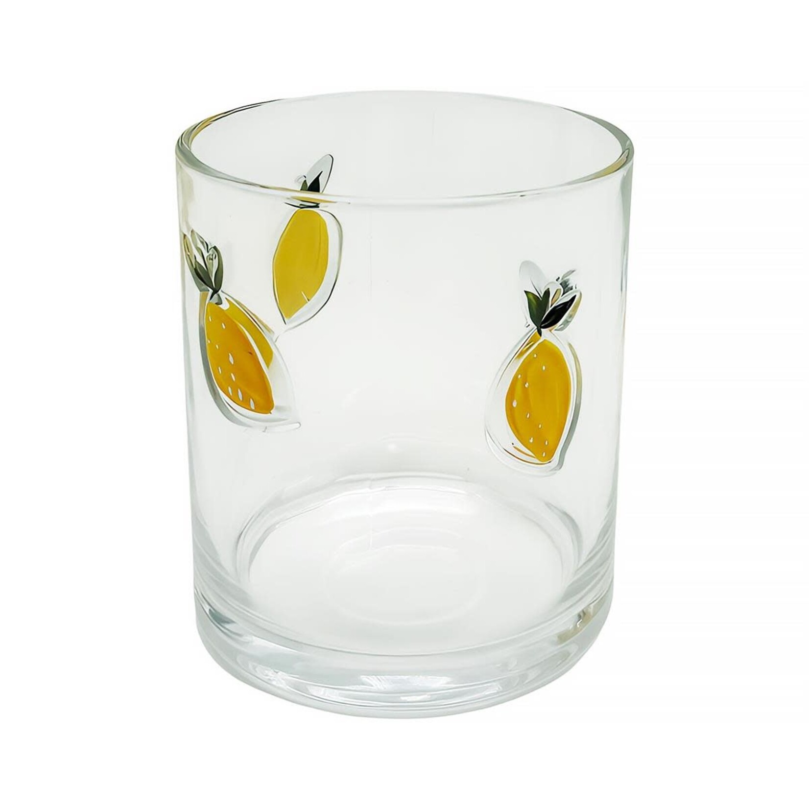 Lemons Pressed Glass Tumbler