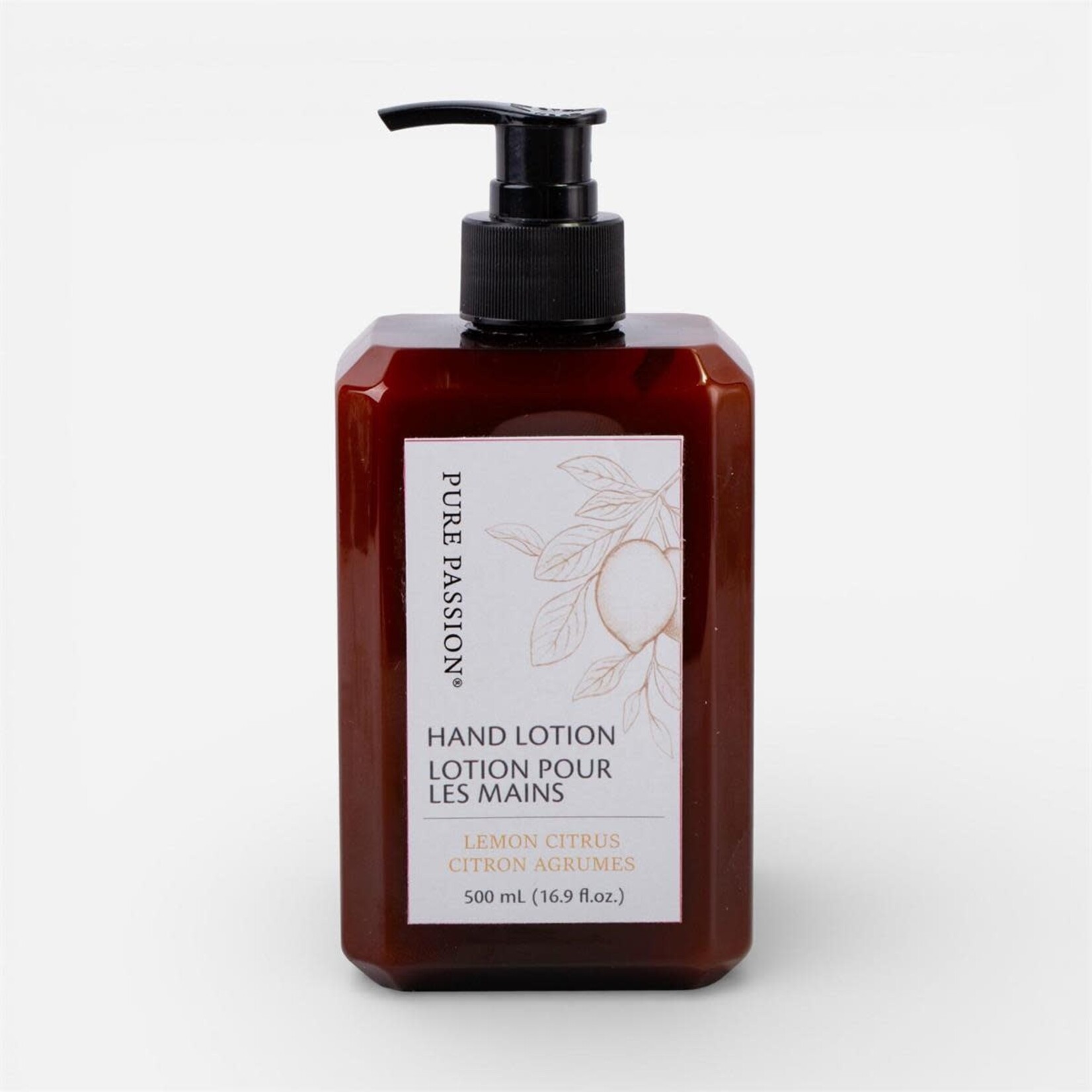 Hand Lotion, Square Vintage Bottle, Lemon Citrus 520Ml