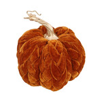 FALL PUMPKIN VELVET BRAIDED 6.5″ RUST/BURNT ORANGE