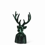 Medium Stag Bust - Green