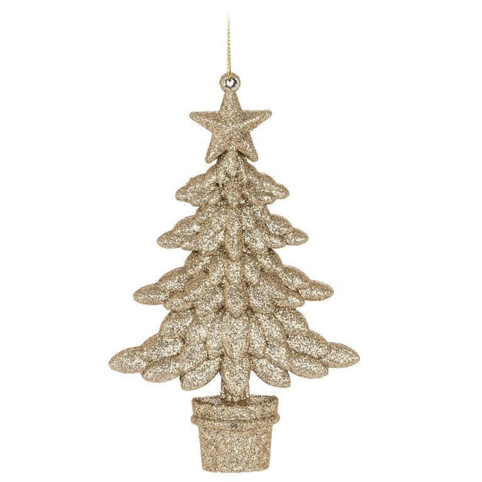 Glitter Holiday Tree Ornament